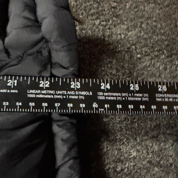 Lands’ End Women’s S Black Down Puffer Jacket Quilted Winter Coat - Picture 6 of 6